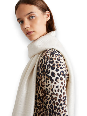 Marella Emblema Stola - Sciarpe E Foulard Donna - Avorio