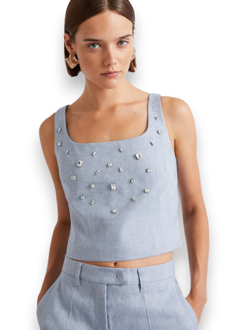 Marella Top - T-Shirt Donna - Azzurro