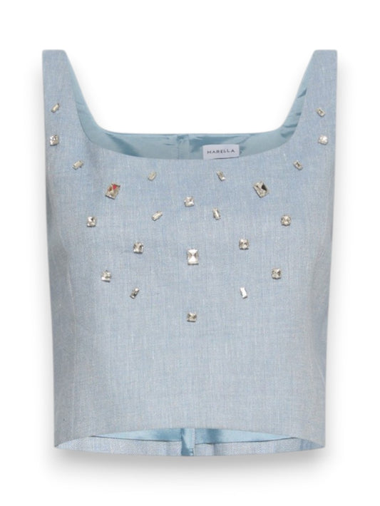 Marella Top - T-Shirt Donna - Azzurro