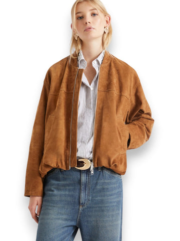 Marella Giacca In Pelle - Capospalla Donna - Cammello