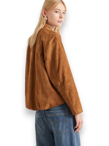 Marella Giacca In Pelle - Capospalla Donna - Cammello