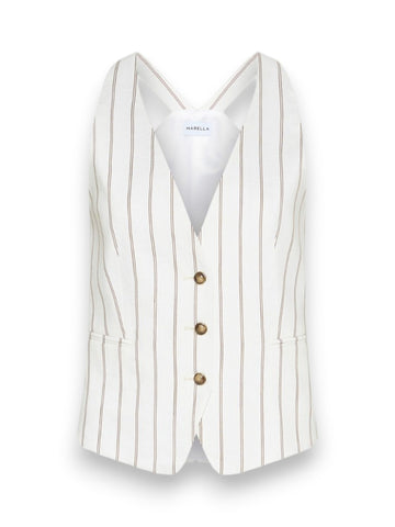 Marella Gilet - Gilet Donna - Bianco
