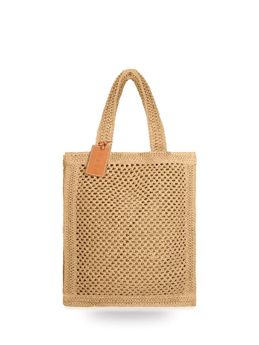 Me Fui Beachbag Plum - Borse Mare Donna - Marrone Chiaro