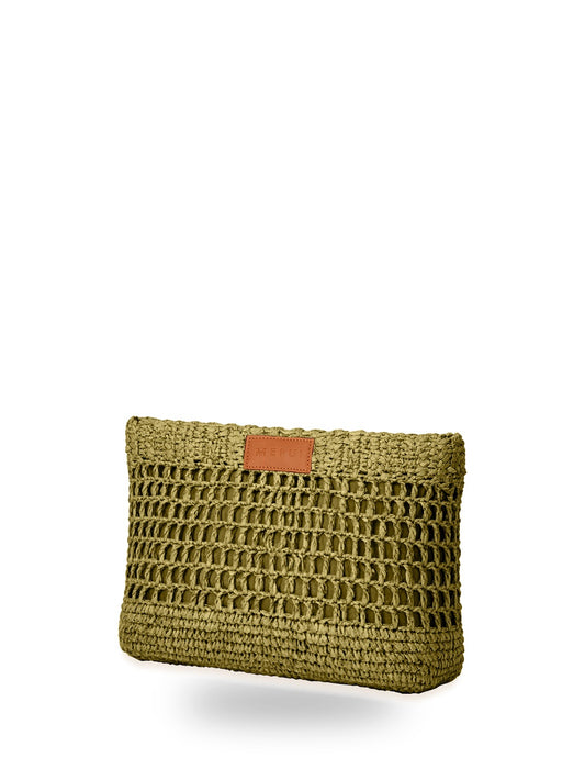 Me Fui Maxi Pochette - Borse Donna - Verde