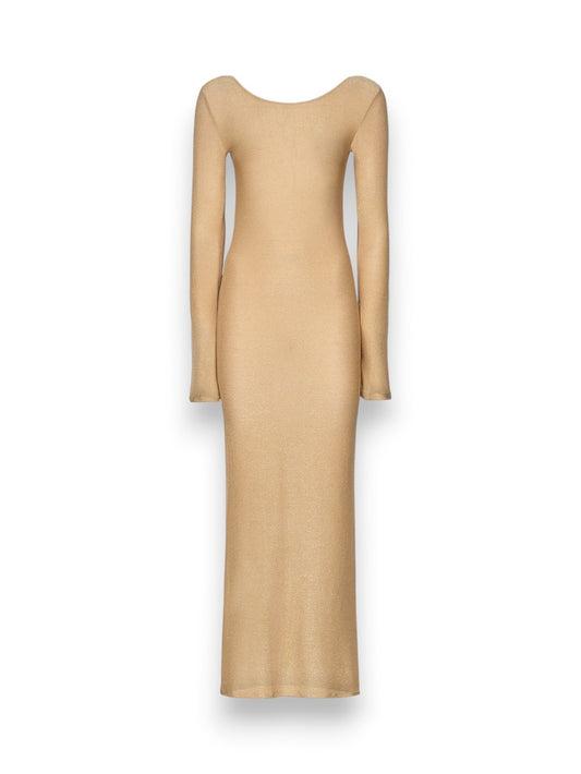 Me Fui Vestito Lungo Gold - Abiti Donna - Oro