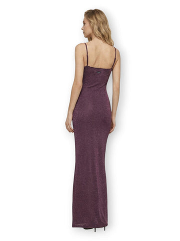 Me Fui Vestito Lungo Bordeaux - Abiti Donna - Bordeaux