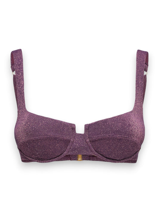 Me Fui Reggiseno Ferretto Gold - Costumi Donna - Bordeaux