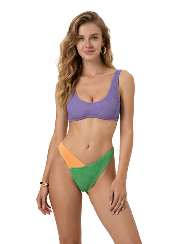 Me Fui Top Fisso Americano Fisso - Costumi Donna - Lilac