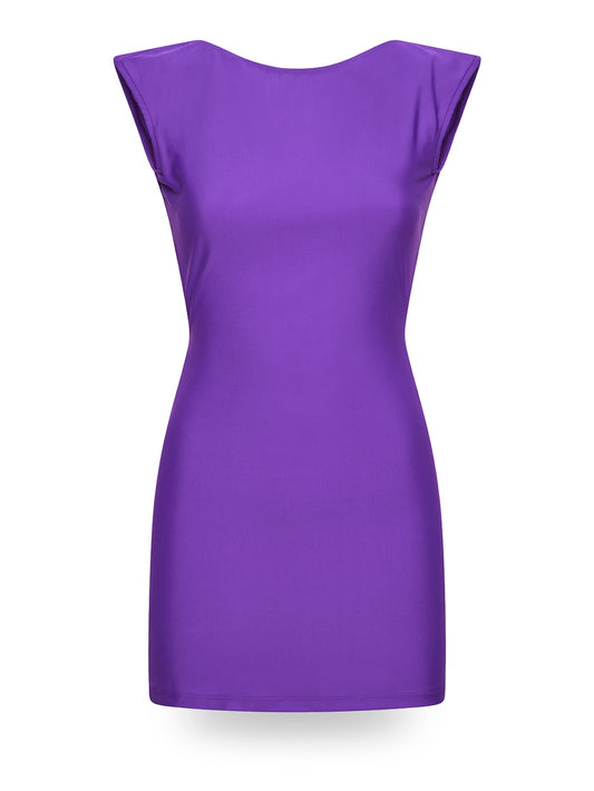 Me Fui Vestito Corto Purple - Abiti Donna - Purple