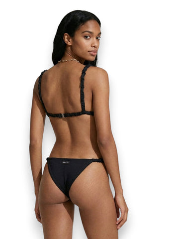 Me Fui Triangolo - Slip Fisso Purple - Costume Donna - Nero