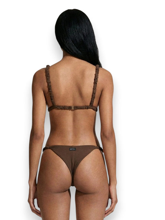 Me Fui Triangolo - Slip Fisso Purple - Costume Donna - Marrone