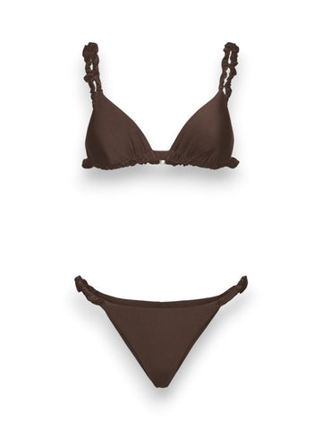 Me Fui Triangolo - Slip Fisso Purple - Costume Donna - Marrone