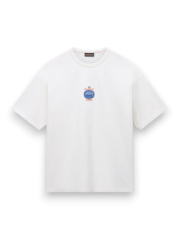Napapijri S-Krous Ss - T-Shirt Uomo - Bianco