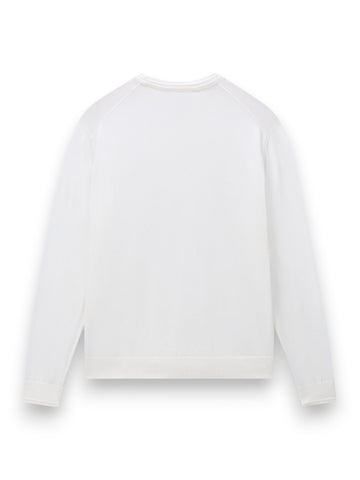 Napapijri Decatur 2.0 C White Whisper - Maglieria Uomo - Bianco