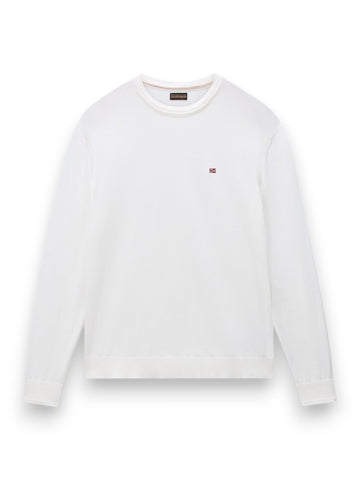 Napapijri Decatur 2.0 C White Whisper - Maglieria Uomo - Bianco