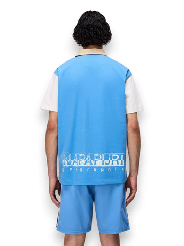 Napapijri E-Reflect SS White Whisper - T-Shirt Uomo - Beige