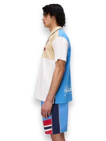 Napapijri E-Reflect SS White Whisper - T-Shirt Uomo - Beige