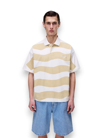 Napapijri E-Spectrum SS White Whisper - T-Shirt Uomo - Righe