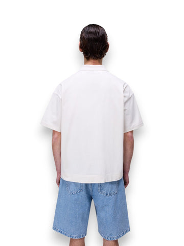 Napapijri E-Spectrum SS White Whisper - T-Shirt Uomo - Righe