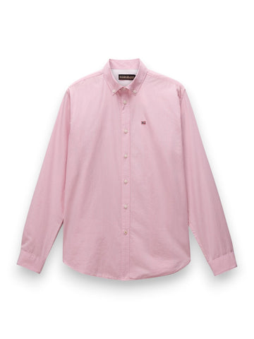 Napapijri G-Terra Ls Check Chs - Camicie Uomo - Rosa