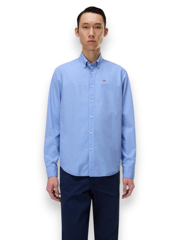 Napapijri G-Terra Ls Check Chs - Camicie Uomo - Azzurro