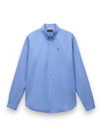 Napapijri G-Terra Ls Check Chs - Camicie Uomo - Azzurro