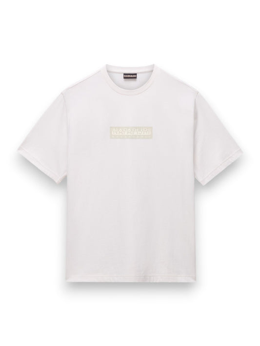 Napapijri S-Box Logo Ss 1 - T-Shirt Uomo - Bianco