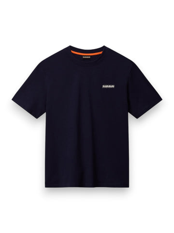 Napapijri S-Small Box Ss - T-Shirt Uomo - Blu Marine