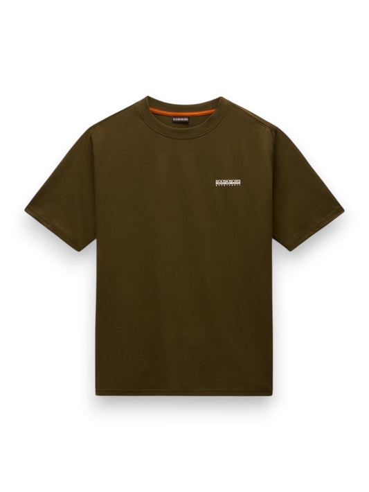 Napapijri S-Small Box Ss - T-Shirt Uomo - Verde
