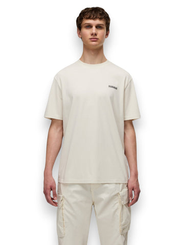Napapijri S-Small Box Ss - T-Shirt Uomo - Beige