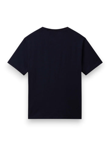 Napapijri S-Nedles Ss White Heron - T-Shirt Uomo - Blu Marine