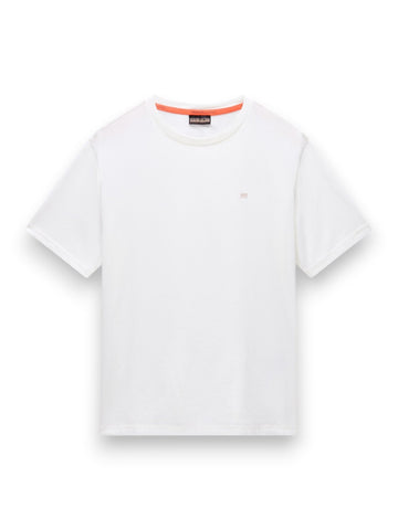 Napapijri S-Nedles Ss White Heron - T-Shirt Uomo - Bianco