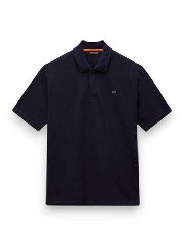 Napapijri E-Nedles SS Blu Marine - T-Shirt Uomo - Blu Marine