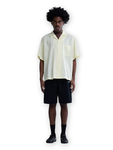 New Amsterdam Surf Association Wijk Shirt Short Sleeves Yellow - Camicie Uomo - Giallo