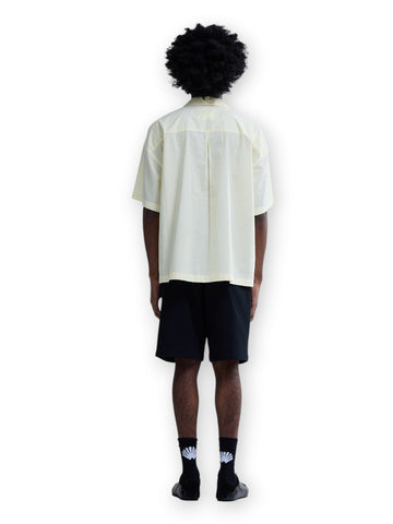 New Amsterdam Surf Association Wijk Shirt Short Sleeves Yellow - Camicie Uomo - Giallo