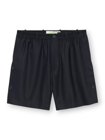 New Amsterdam Surf Association Wool Track Shorts Midnight - Shorts Uomo - Blu