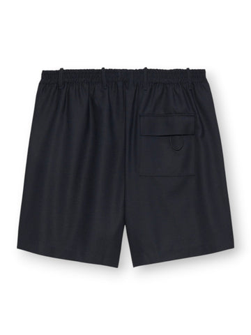 New Amsterdam Surf Association Wool Track Shorts Midnight - Shorts Uomo - Blu