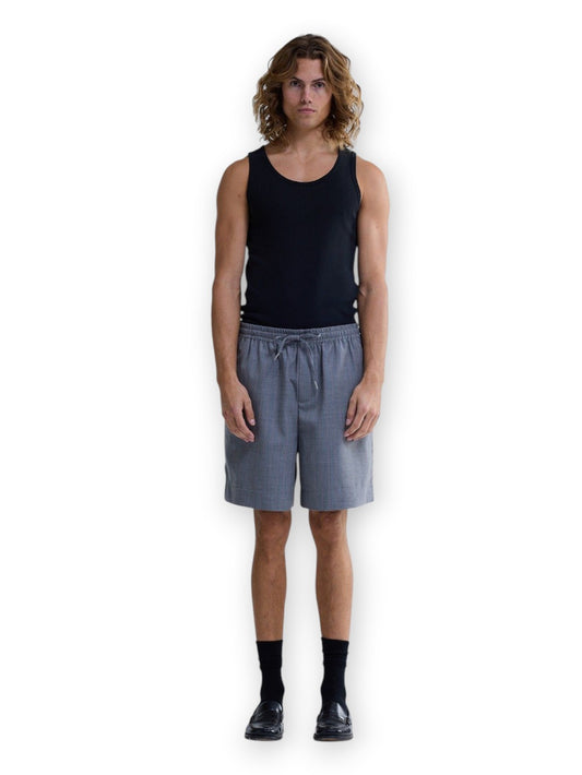 New Amsterdam Surf Association Wool Work Shorts Grey - Shorts Uomo - Grigio/rosa