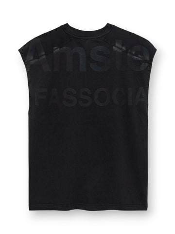 New Amsterdam Surf Association Name Tee Sleeveless - T-Shirt Uomo - Nero