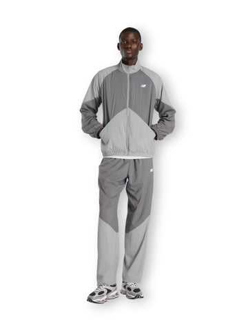 New Balance Sport Legacy Pant Castlerock - Pantaloni Uomo - Grigio