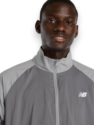 New Balance Sport Legacy Jacket Castlerock - Felpe Uomo - Grigio