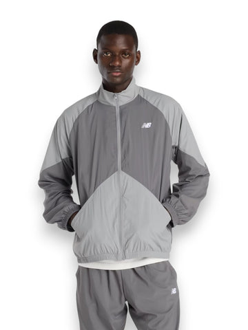 New Balance Sport Legacy Jacket Castlerock - Felpe Uomo - Grigio