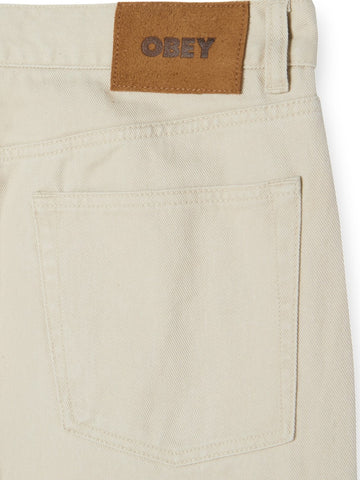 Obey Classic Baggy Denim - Jeans Uomo - Beige