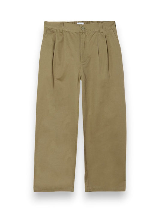 Obey Foster Pleated Pant - Pantaloni Uomo - Verde