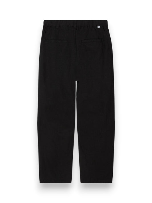 Obey Foster Pleated Linen Pant - Pantaloni Uomo - Nero