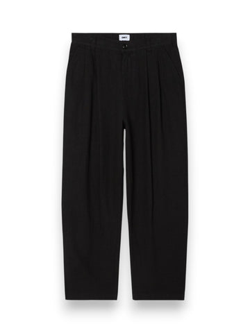 Obey Foster Pleated Linen Pant - Pantaloni Uomo - Nero