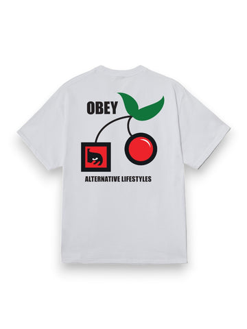 Obey Alternative Lifestyles Tee - T-Shirt Uomo - Bianco