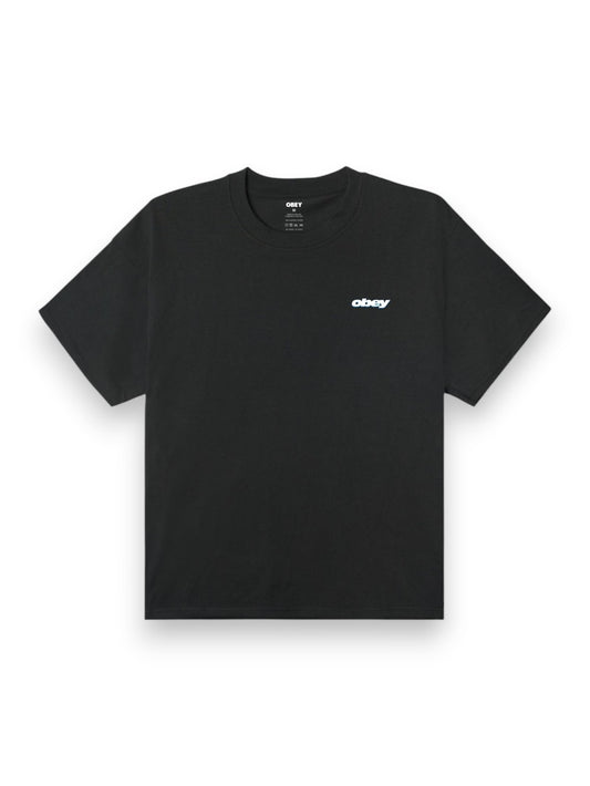 Obey Lips Tee - T-Shirt Uomo - Grigio