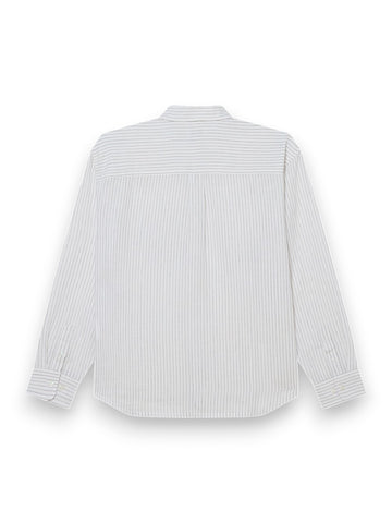 Obey Nelson Woven - Camicie Uomo - Bianco/nero
