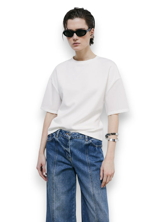 Patrizia Pepe T-Shirt Donna - Bianco Ottico